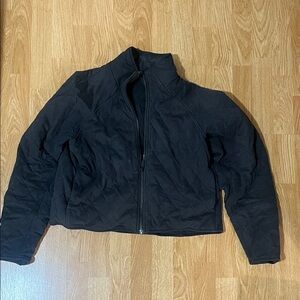 lululemon athletica Black Quilted Bomber Jacket